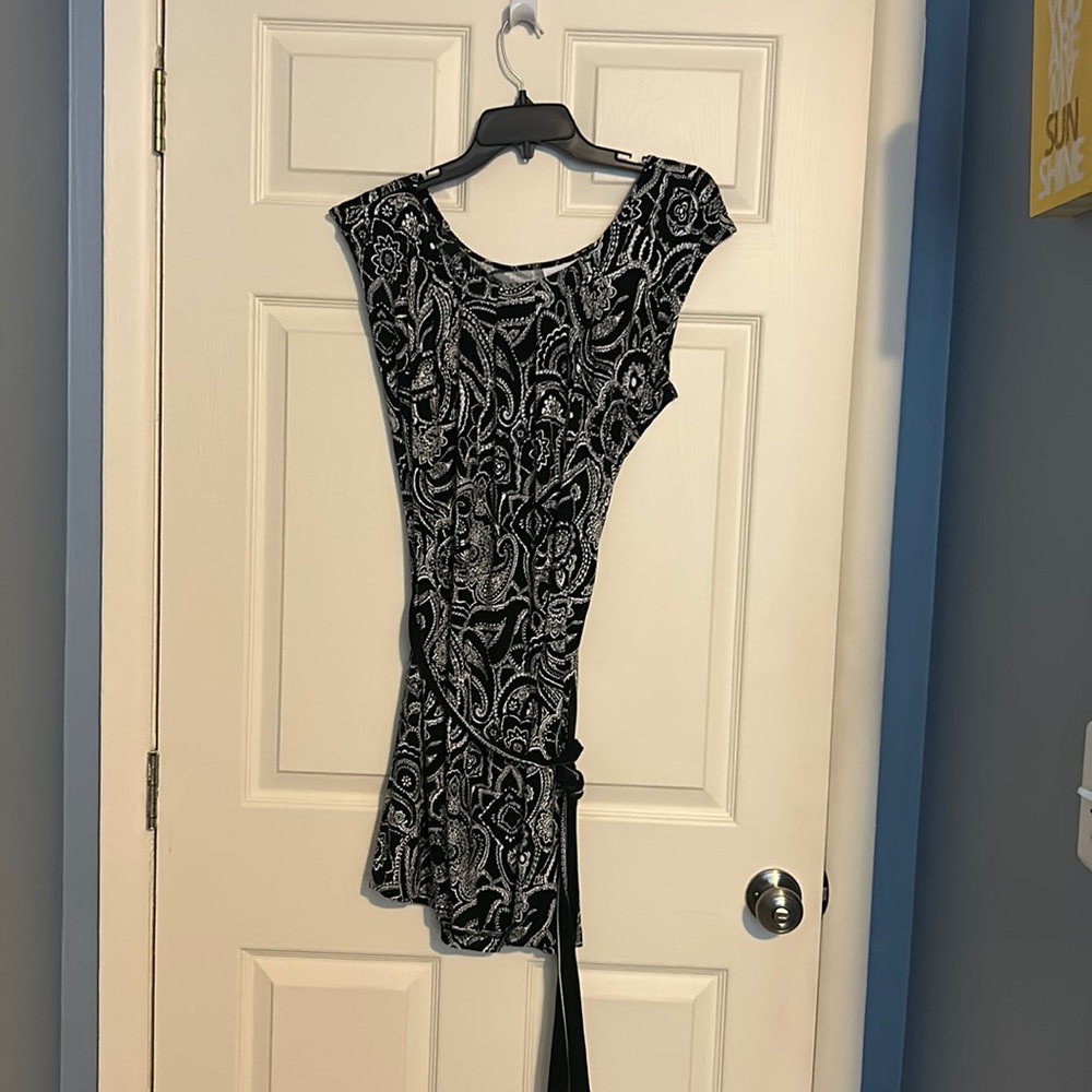 New York and Company Black and White dress